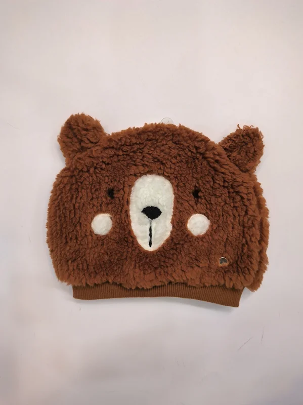 کلاه زمستونی طرح خرس دو رنگ پاپو PAPO
