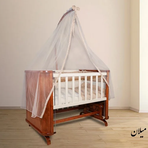 تخت و گهواره نوزاد چوبی مدل میلان جودیکو JUDYCO