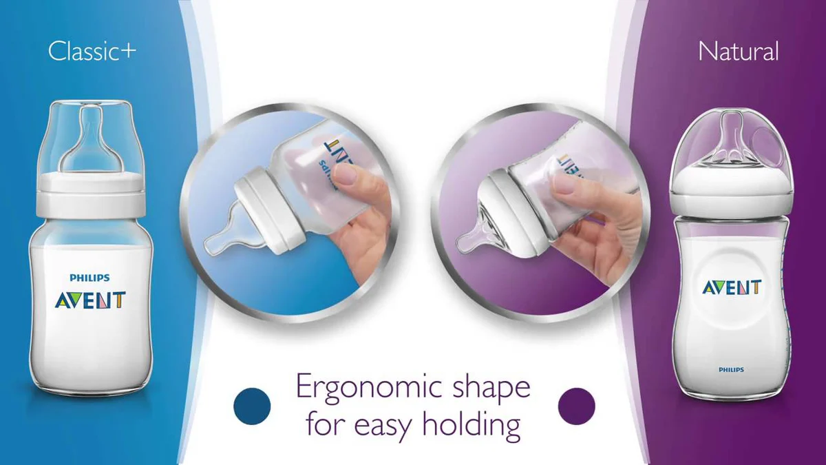 مقایسه شیشه شیر های قدیمی و جدید فیلیپس اونت: Classic vs Natural