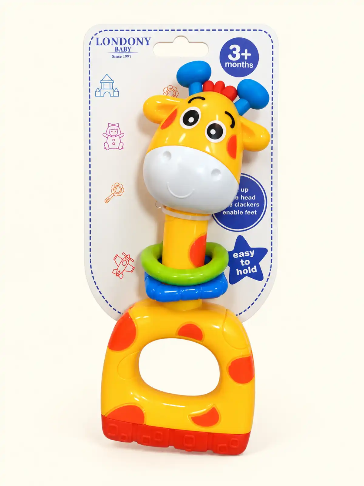 جغجغه زرافه کودک | Giraffe Baby Rattle