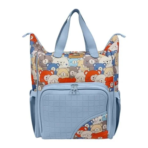 ساک لوازم کوله خرس رنگی پایین چرم ببتو Bebetto