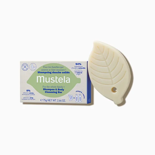 صابون شستشوی مو و بدن کودک موستلا mustela