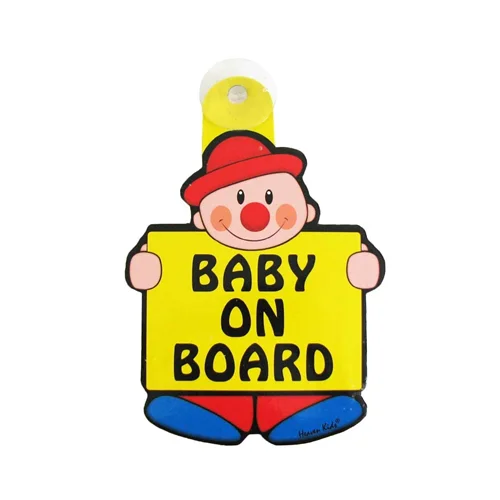 آویز (برچسب) هشدار babay on board برند کنزا KENZA
