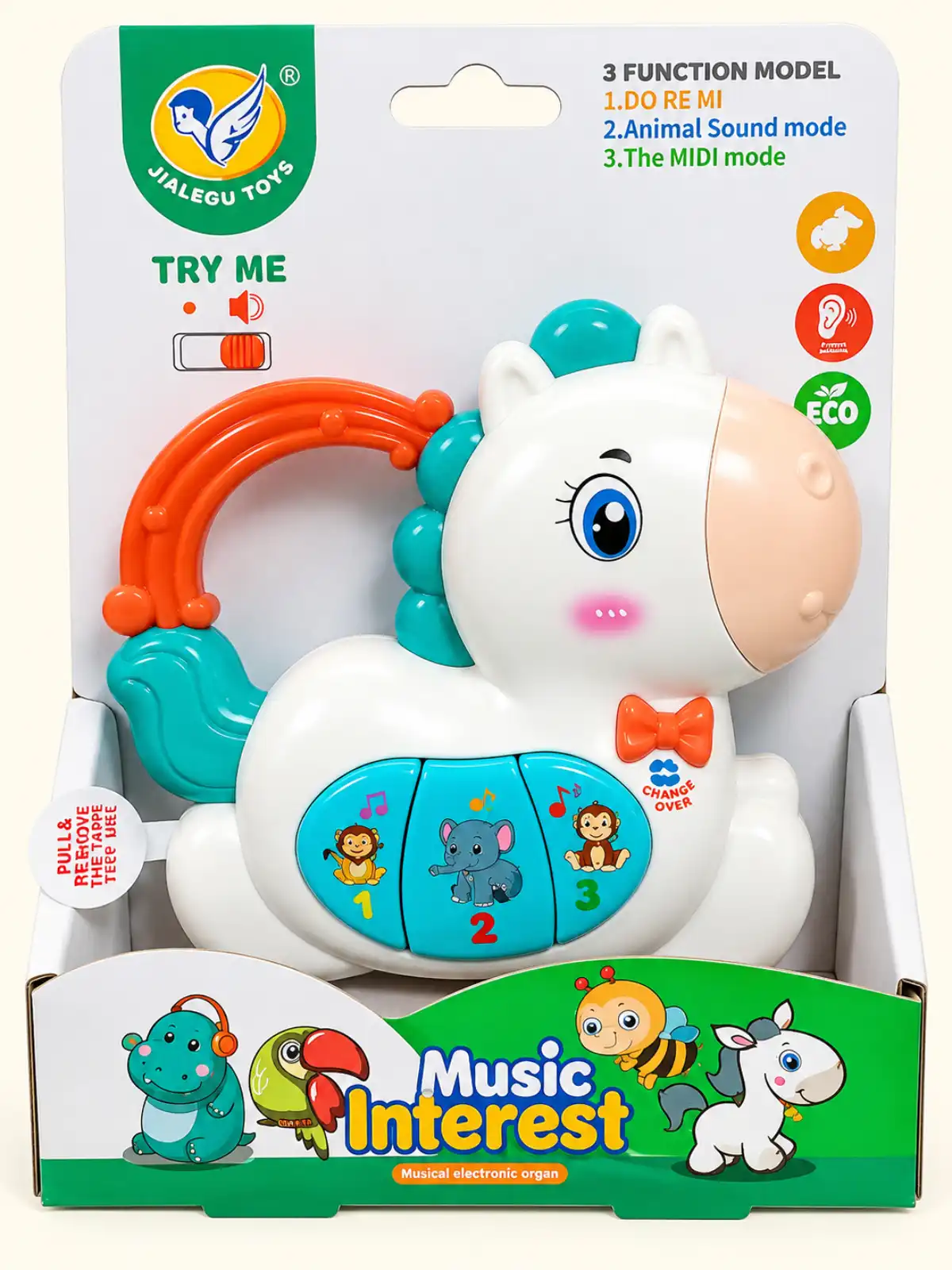 اسباب‌بازی موزیکال اسب کودک | Musical Horse Baby Toy