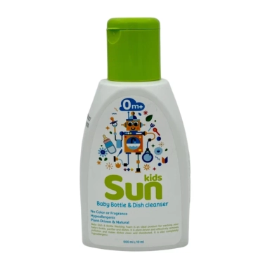 مایع شستشوی و استریل کننده شیشه شیر و ظروف سان کیدز Sun Kids