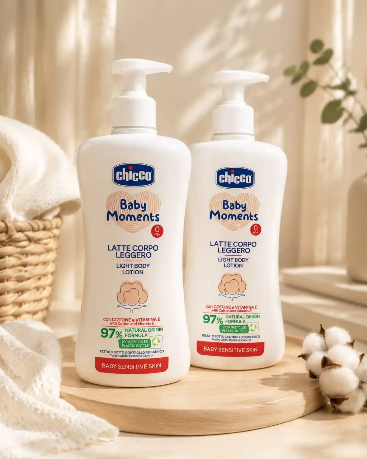 لوسیون بدن پوست حساس 500 میل چیکو chicco