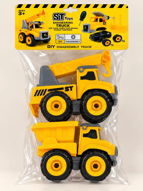 ست ماشین راه‌سازی مونتاژی Engineering Truck اس‌تی تویز ST Toys