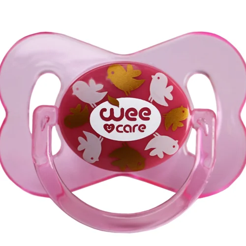 پستانک ارتودنسی مدل دربدار شفاف پروانه ای 0 تا 6 ماه وی کر wee care