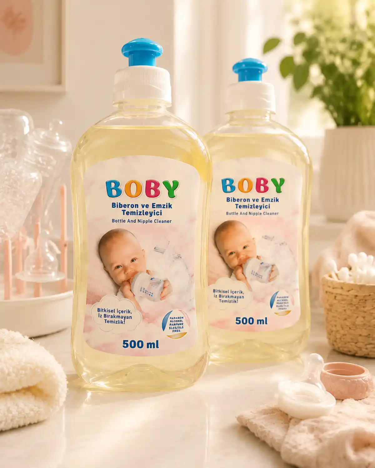 مایع استریل 500 میل بوبی boby