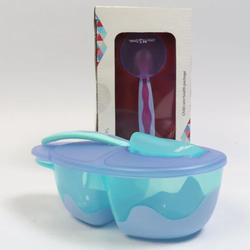 ظرف غذا نوزادی به همراه قاشق حرارتی لیتل وانز little ones
