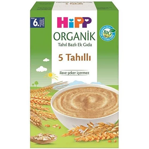 سرلاک 5 غله بدون شیر 200 گرم +6 ماه هیپ Hipp