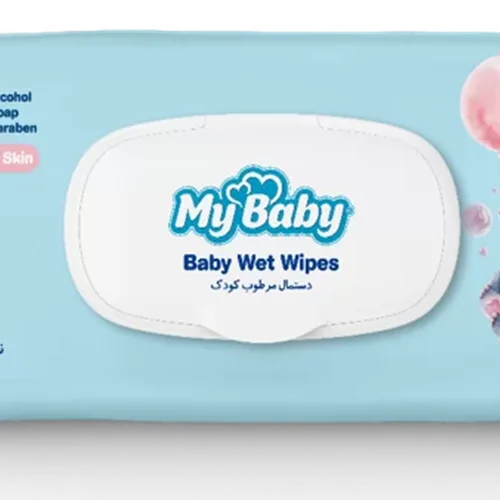 دستمال مرطوب ویتامین دار 70 عددی مای بی بی MyBaby