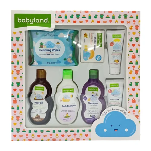 پک هدیه 7 تکه بهداشتی بی بی لند baby land