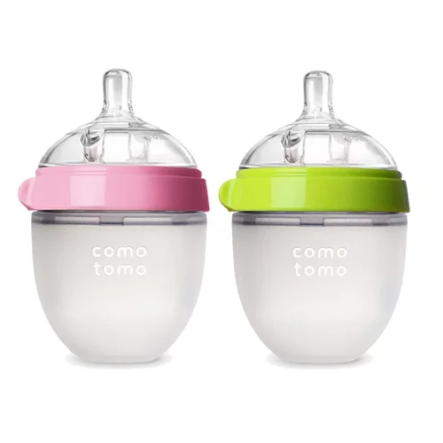 شیشه شیر تمام سیلیکونی 150میل کوموتومو COMO TOMO