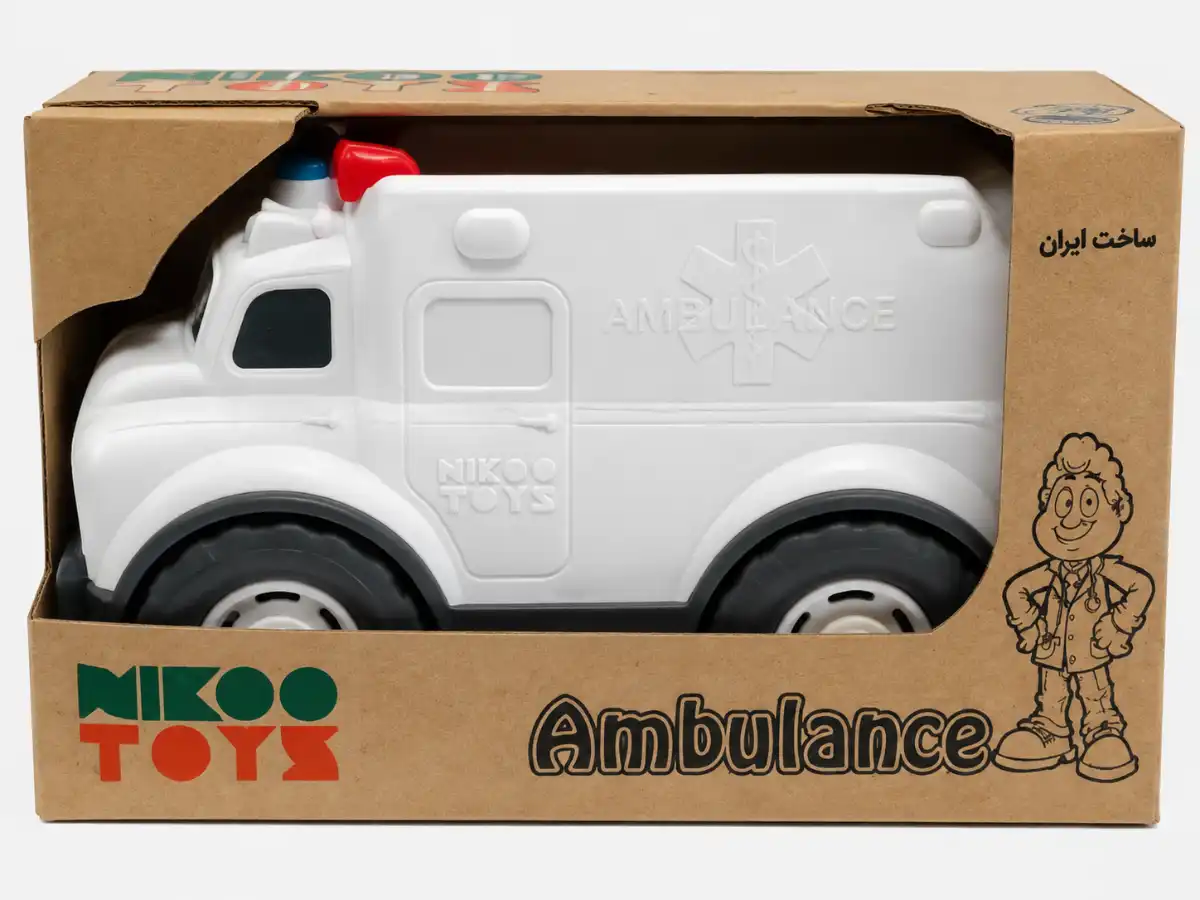 ماشین آمبولانس اسباب بازی نیکو تویز | Nikoo Toyz Ambulance
