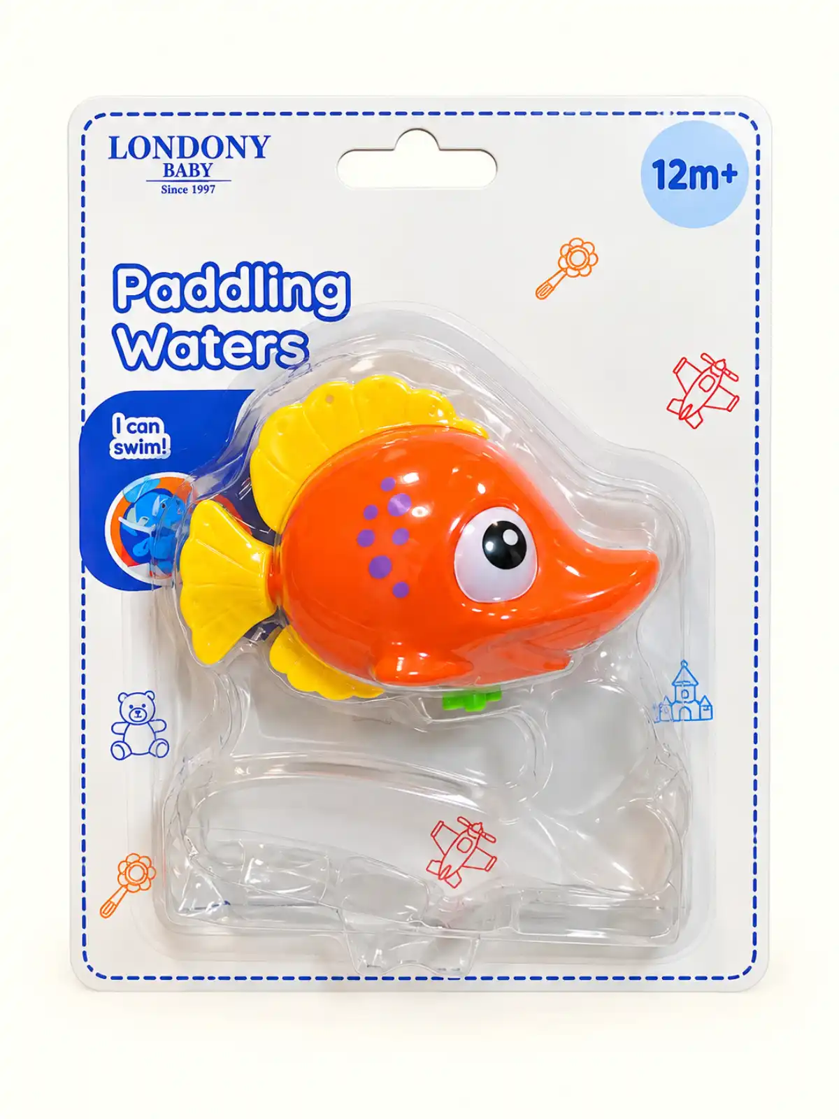 اسباب‌بازی حمام ماهی شناگر کودک | Swimming Fish Baby Bath Toy