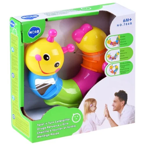 جغجغه کرم مفصلی هولا تویز Hola Toys