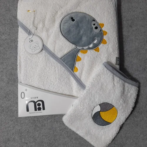 ست حوله نوزادی 2 تکه مدل دایناسور مادرکر mothercare