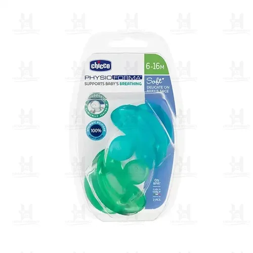 پستانک فیزیو سافت ارتودنسی 6 تا 16 ماه دو عددی Chicco چیکو