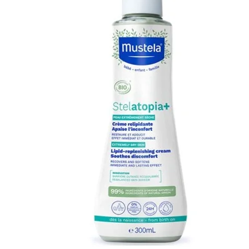 کرم مرطوب کننده استلاتوپیا 300 میلی لیتر موستلا mustela