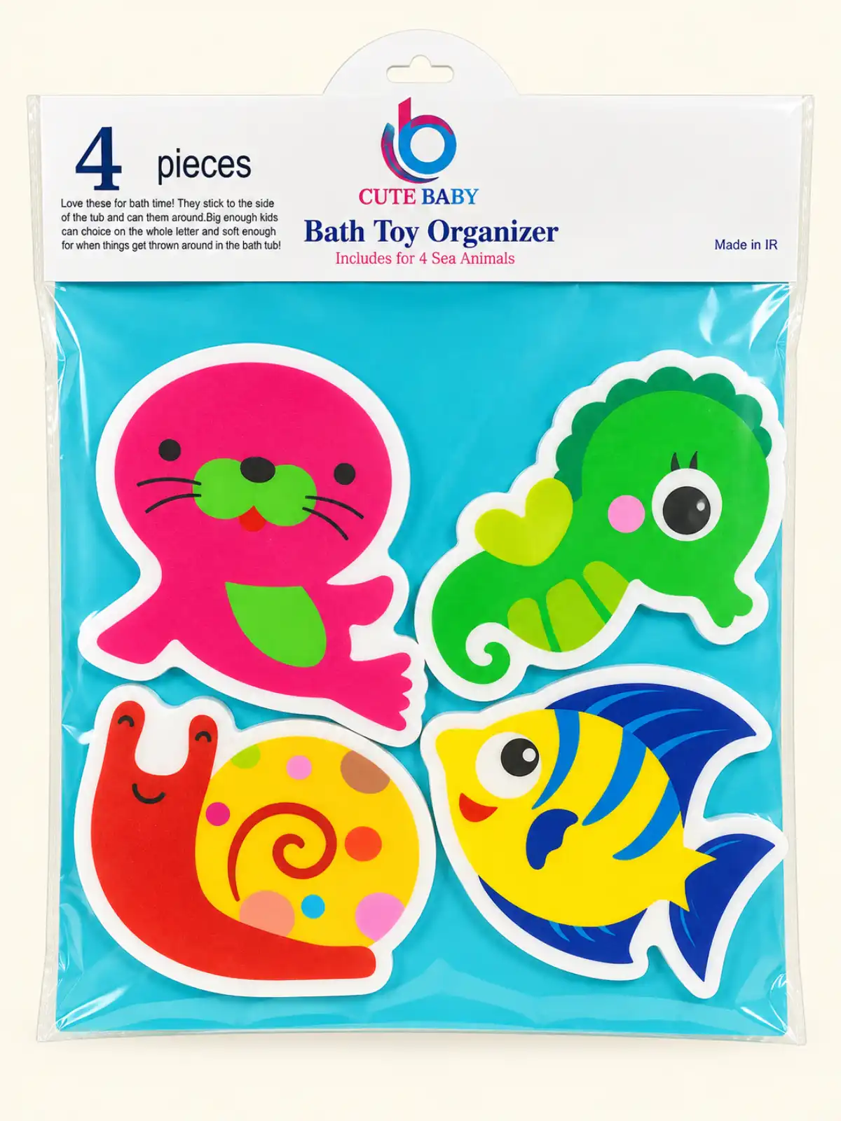 ست اسباب‌بازی حمام حیوانات دریایی کودک | Sea Animal Baby Bath Toy Set