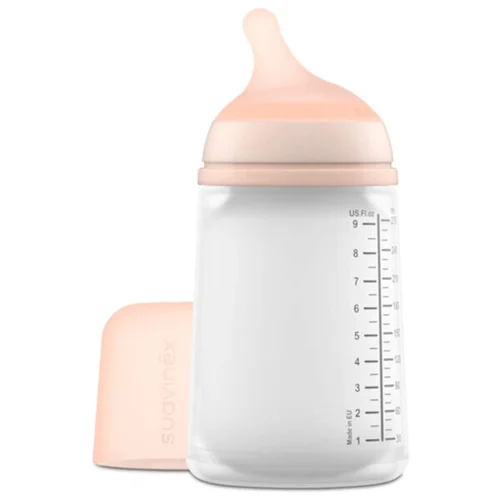 شیشه شیر Zero سیلیکونی 3+ ماه 270 میل سواوینکس suavinex