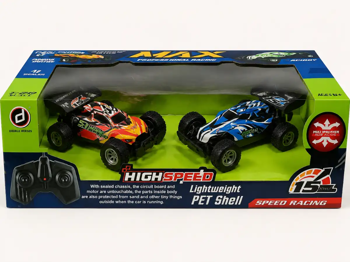 ماشین کنترلی مسابقه‌ای دو عددی دابل هورس | Double Horses High Speed RC 1:18