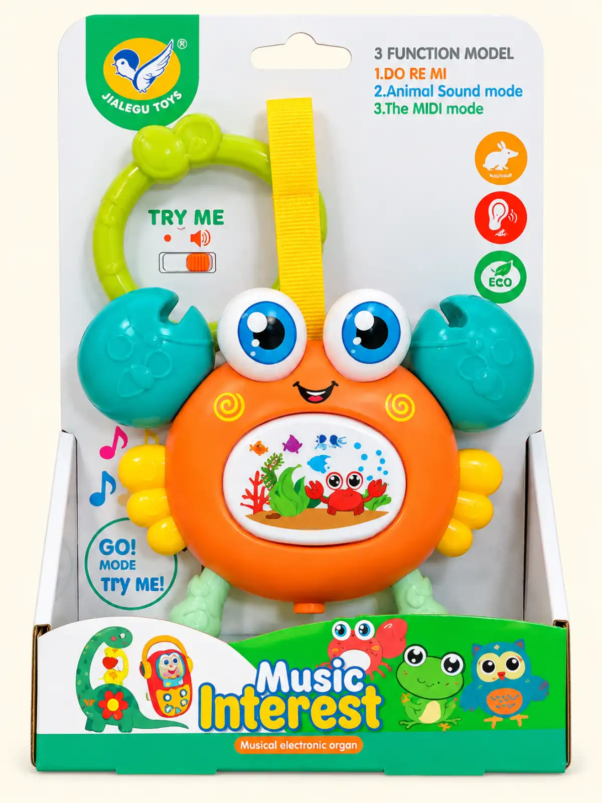 اسباب‌بازی موزیکال خرچنگ کودک | Musical Crab Baby Toy