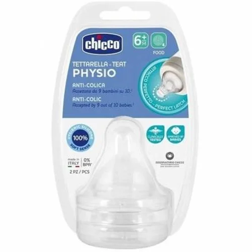 سر شیشه مدل فیزیو (PHYSIO) پرفکت 2 عددی +6 ماه چیکو chicco