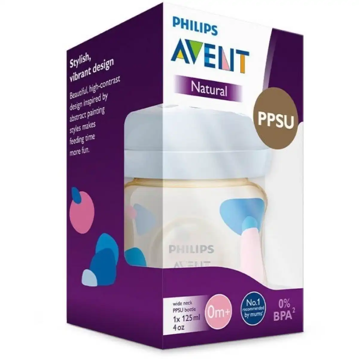 شیشه شیر 125 میل اونت avent بدنه ppsu