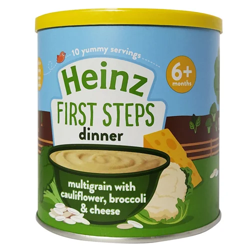 سرلاک سوپی گل کلم، بروکلی و پنیر مخصوص شام هاینز Heinz