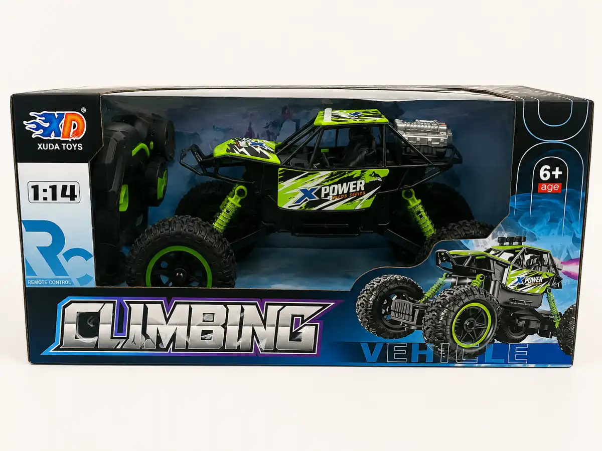 ماشین کنترلی آفرود صخره‌نورد زودا تویز | Xuda Toys Climbing RC 1:14